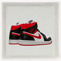 Nike Sneakers, Jordan 1 Mid 'Gym Red Black White' ⛩
