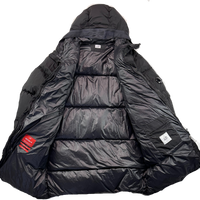 C.P. Company Jakke, Herre Nycra-R Down 'Sort' (XX-Large / 50)