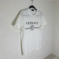 Versace 'Medusa Head' Hvid Herre T-Shirt (S) 🫡