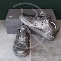 Valentino 'Black Leather' Open Rockstud (41) 💃🏽