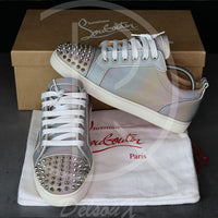 Christian Louboutin 'Multi Silver' Junior Spikes (41) 🪙