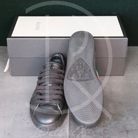 Gucci Ace ’Black Leather’ (41.5) 🐈⬛