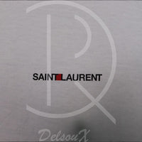 Saint Laurent T-shirt ‘Small Logo’ White (L) 🏳