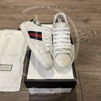 Gucci Ace Classic 'White Leather' (44.5) ✌🏽