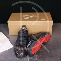Christian Louboutin 'Gun Metal' Junior Spikes (41) ♠️