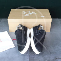 Chrsitian Louboutin 'Black Suede' Pik Boat (43) 🤯