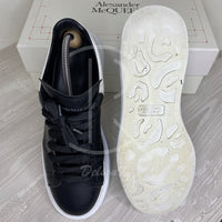 Alexander McQueen Herre 'Black Leather' Oversized (43) ♠️