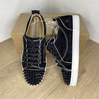Christian Louboutin 'Black Mat' Junior Spikes (41.5) 💃🏽