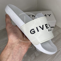 Givenchy Logo Rubber Herre Slides (42) ⛱