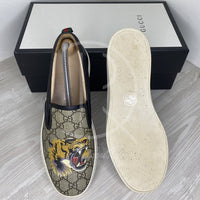 Gucci GG Supreme 'Tiger' Slips Ons Herre (42.5) 🛥