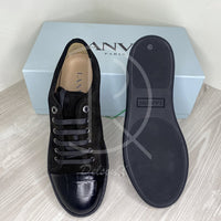 Lanvin 'All Black Suede' Croc Mat Toe (42) 🐊