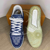 Louis Vuitton Trainer Sneaker 'Denim Monogram' (42.5) 👑