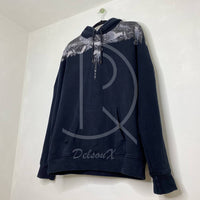 Marcelo Burlon Black Hoodie 'Camo Wings' (M) 🦋