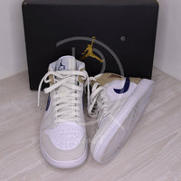 Nike Air Jordan 1 Mid 'Tan Suede Navy' (44) 🍮