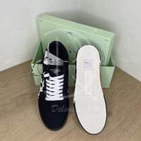 OFF-WHITE logo-patch low-top Vulcanized Sneakers (43) 🦙