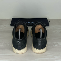 Lanvin Sneakers, 'Black Suede' Lak Toe (41)