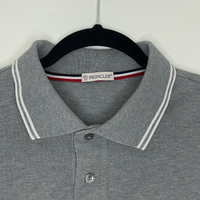 Moncler Polo, Herre 'Maglia Polo Manica Corta' Grå (M)