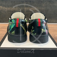 Gucci 'Shanghai St. Tropical Jungle Bird Print' Slip Ons (42) 🤯
