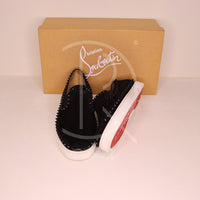 Christian Louboutin 'Black Suede' Pik Boat (44.5) 🎱