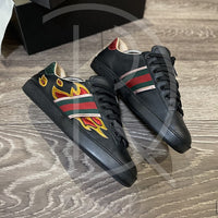 Gucci Ace 'Flames' Black Leather (41.5) ⚡️