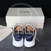 (RESERVERET) Alexander McQueens 'White Leather w. Blue Suede' Oversized (40.5) 🦋