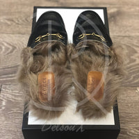 Gucci "Princetown" Fur Loafers (G7 / EU 41) 👟