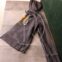 Gucci Hoodie Distressed Fake Logo ‘Black’ (L) 🤡