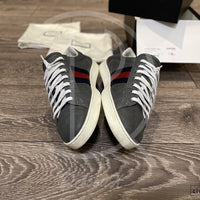 Gucci Ace 'Grey Signature' Leather (43.5) 🌚