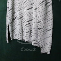 Balenciaga Logo Sweater ‘Grey’ (S) 🦭