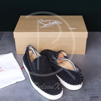 Chrsitian Louboutin 'Black Suede' Pik Boat (43) 🤯