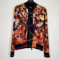 DSQUARED2 Silk Flower Herre Bomber Jakke (50) 🪓