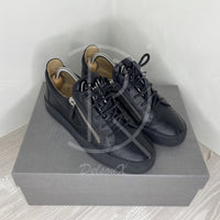 Giuseppe Zanotti Frankie 'All Black' Low Croc Zipped (41.5)