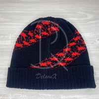 Givenchy 'Rød' Logo Uld Hue Unisex (One Size) 🤗