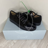 Lanvin 'All Black Suede' Croc Mat Toe (42) 🐊