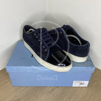 Lanvin Sneakers, 'Navy Suede' Lak Toe (44) 🥳