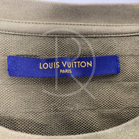 Louis Vuitton 'Damier P' Army Green Herre T-Shirt (XL) 🫒