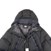 C.P. Company Jakke, Herre Nycra-R Down 'Sort' (XX-Large / 50)