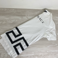 Versace Hvid 'Greca' Herre T-shirt (XS) 🎉