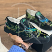 Gucci 'Shanghai St. Tropical Jungle Bird Print' Slip Ons (42) 🤯