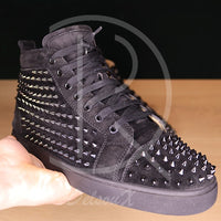 Christian Louboutin 'Black Suede' Louis Orlato Flat (43.5) 🥵