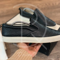 Gucci Black 'Signature' Slip-On (43) 🐿
