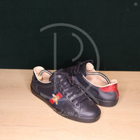 Gucci Ace 'Black Leather' Bee (43) 🐝