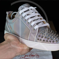 Christian Louboutin 'Multi Silver' Junior Spikes (41) 🪙
