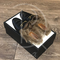 Gucci "Princetown" Fur Loafers (G7 / EU 41) 👟