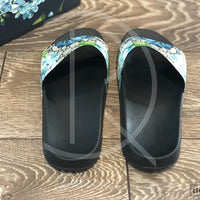 Gucci 'Blue Bloom' Flip Flops (G11 / EU 45) ☀️