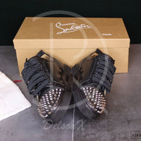 Christian Louboutin 'Gun Metal' Junior Spikes (41) ♠️