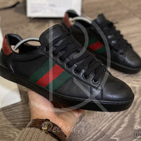 Gucci Ace 'Black Leather' Classic (41) 💼