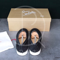 Chrsitian Louboutin 'Black Suede' Pik Boat (43) 🤯