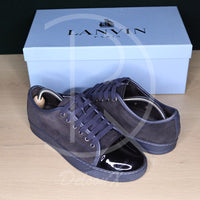 Lanvin 'Navy on Black' Lak Toe (40) 👨🏽✈️