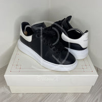 Alexander McQueen Herre 'Black Leather' Oversized (43) ♠️